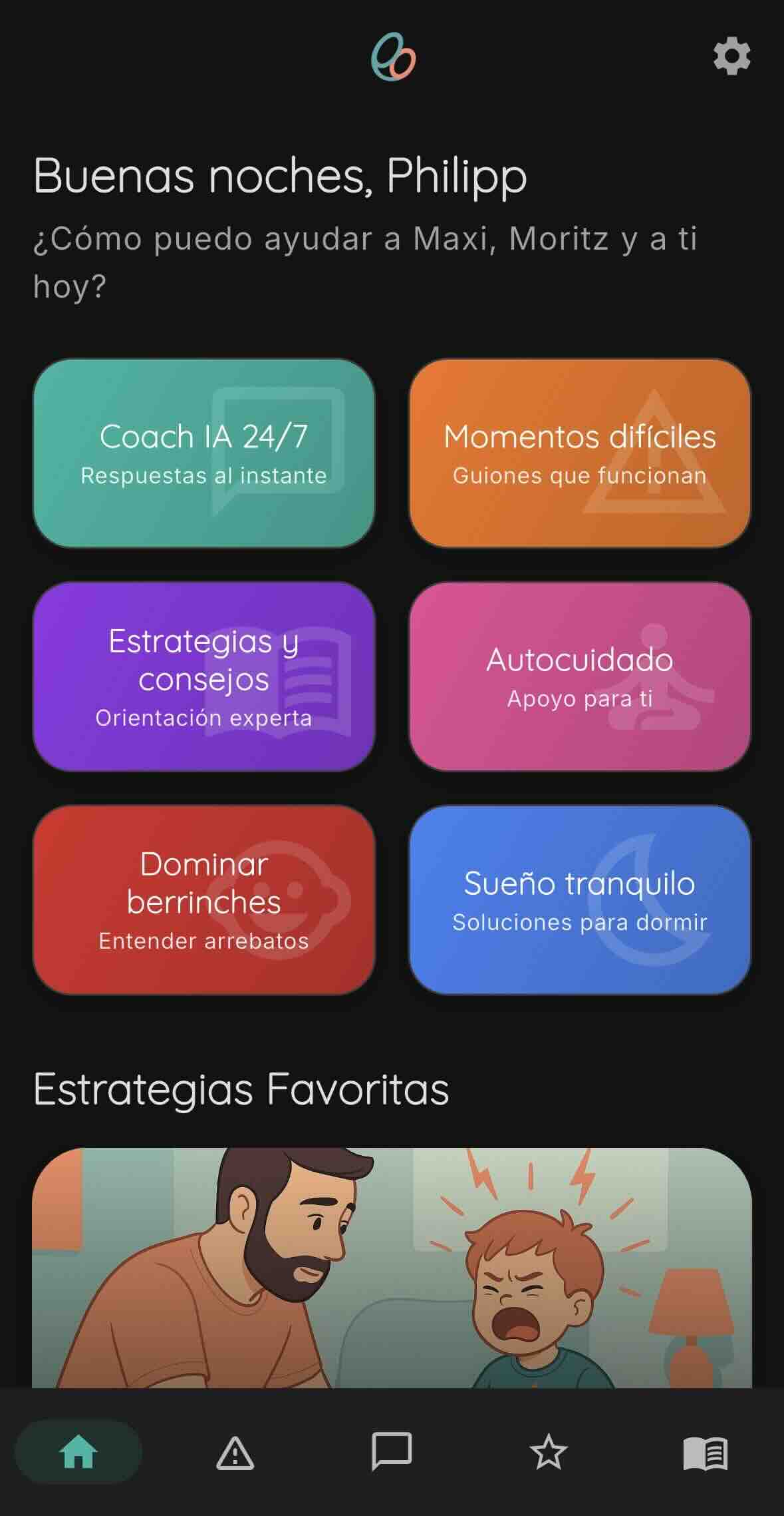 Tu panel de crianza personalizado