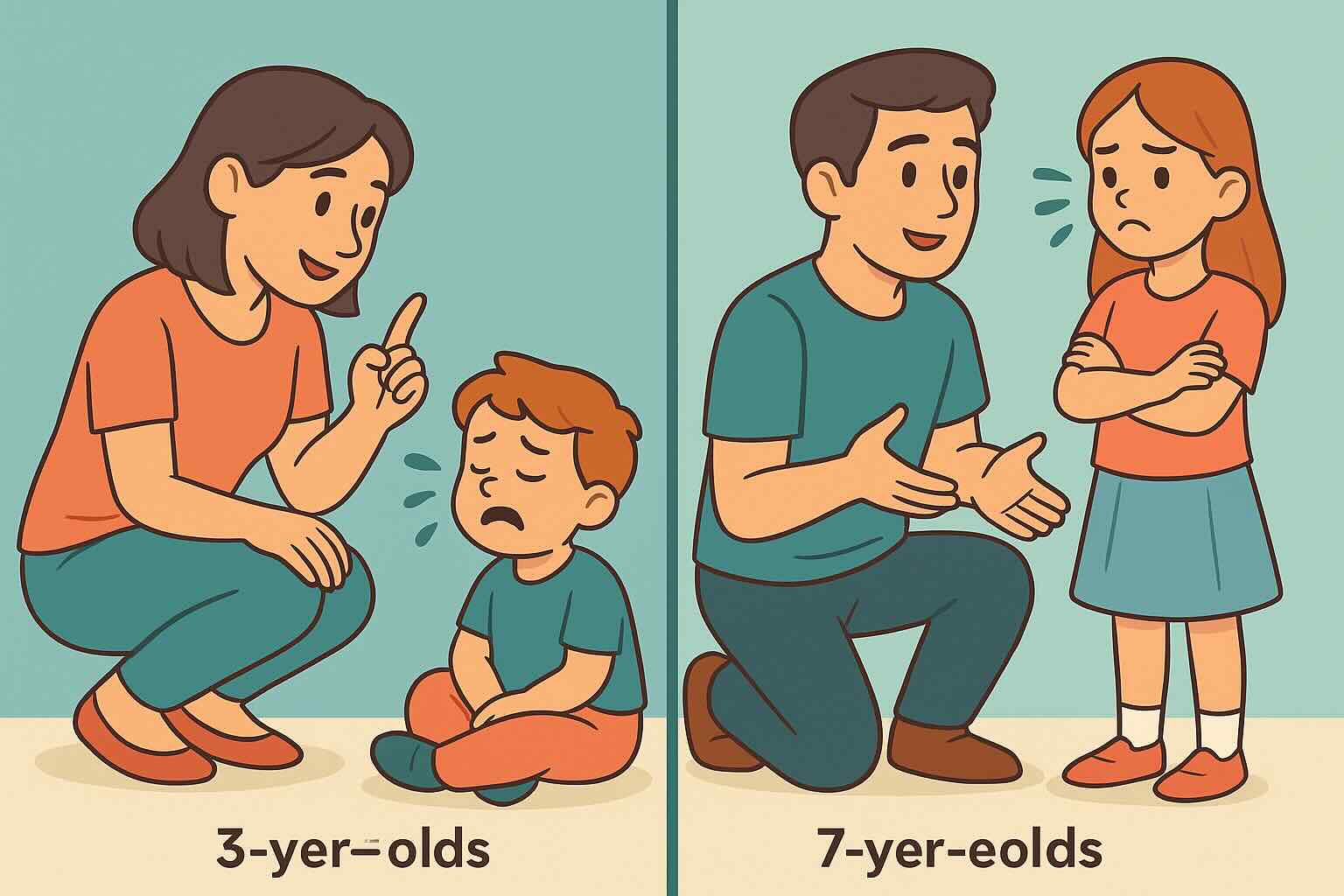 Age-Specific Whining Strategies: 3-Year-Olds vs. 7-Year-Olds